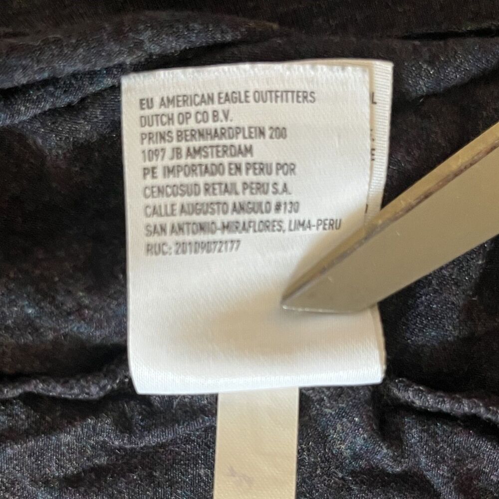American Eagle Soft & Sexy Mock Turtleneck Women’s S Lightweight Stretch LS Top - Picture 6 of 6